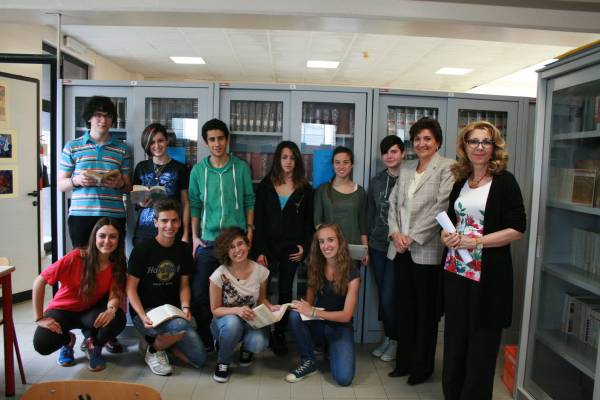 Alcuni studenti del Liceo Gramsci di Ivrea