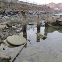 In foto i resti dell´antico Pons Major