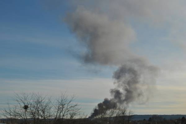 L´incendio di Scarmagno il giorno dopo