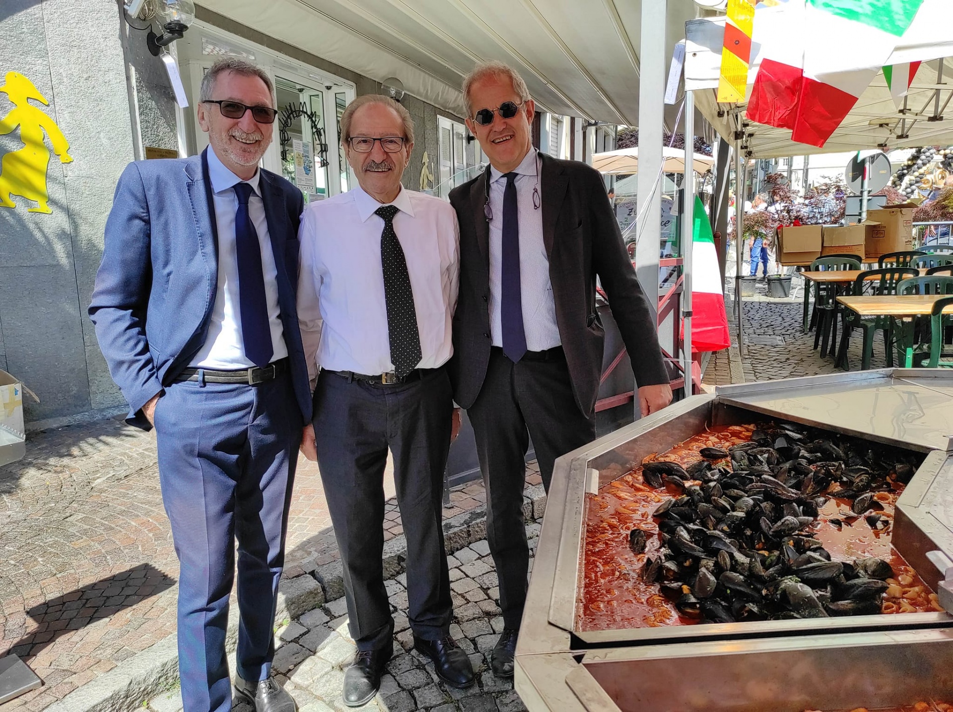 Grande Zuppa di pesce Tony Cuomo con Stefano Sertoli e Diego Borla
