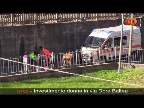 immagine di anteprima del video: Ivrea - Investimento donna in via Dora Baltea