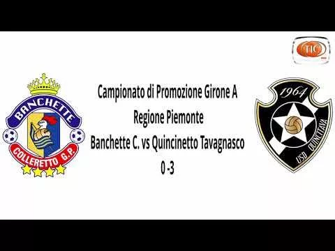 immagine di anteprima del video: BANCHETTE COLLERETTO vs QUINCINETTO TAVAGNASCO 0 - 3 