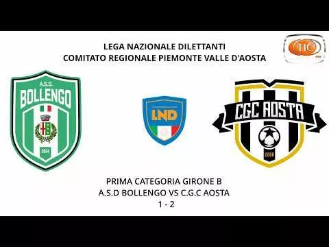 immagine di anteprima del video: ASD Bollengo VS CGC AOSTA 1 - 2