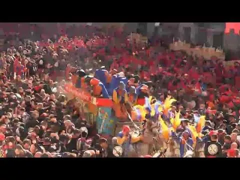 immagine di anteprima del video: @Ivrea, carnevale: Live della battaglia delle arance 2024, 1°...