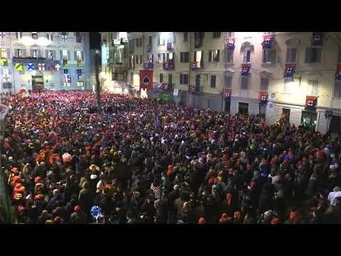 immagine di anteprima del video: @Ivrea, Carnevale, martedì 13 febbraio 2024 abbruciamento dello...