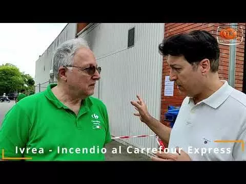immagine di anteprima del video: Intervista al gestore del Carrefour Express dopo l'incendio