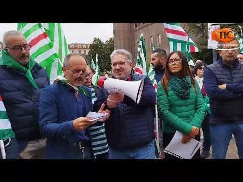 immagine di anteprima del video: Presidio CISL contro il disegno di Legge in materia di sicurezza