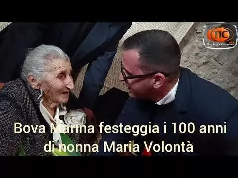 immagine di anteprima del video: Bova Marina festeggia i 100 anni di nonna Maria Volontà