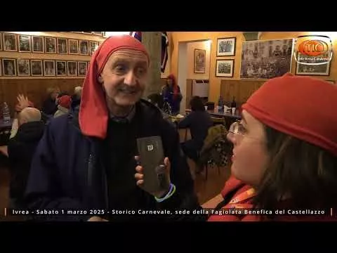 immagine di anteprima del video: Storico Carnevale di Ivrea, sede della Fagiolata del Castellazzo