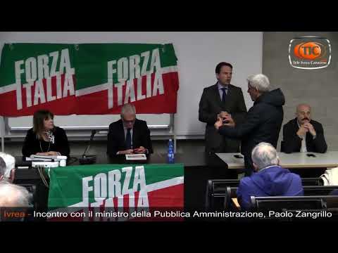 immagine di anteprima del video: Ivrea, Incontro con il ministro Paolo Zangrillo