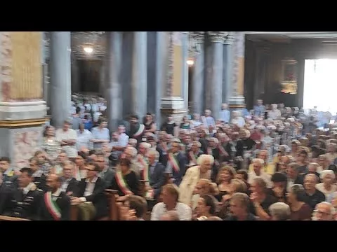 immagine di anteprima del video: Ivrea (TO) Funerali del Vescovo Luigi Bettazzi 