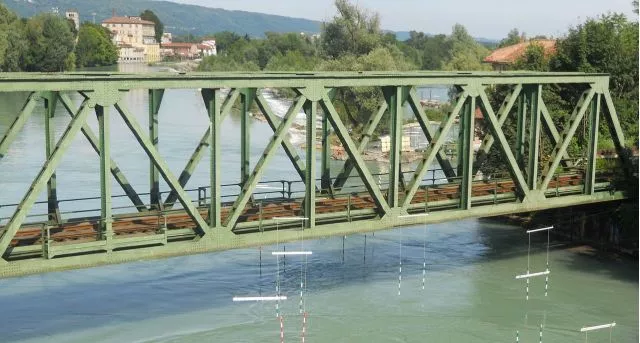 Ivrea, ponte ferroviario sulla Dora Baltea