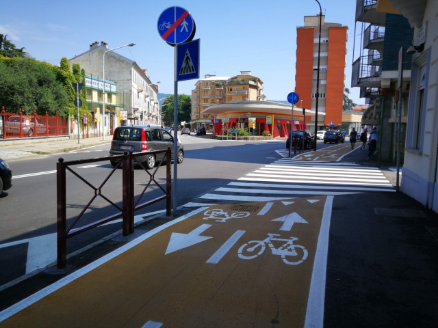 Ivrea, nuova pista ciclabile