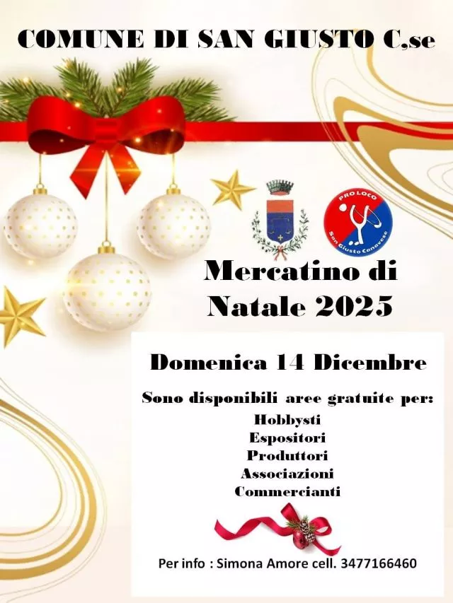 Sangiusto C.se 14 dicembre mercatino di Natale